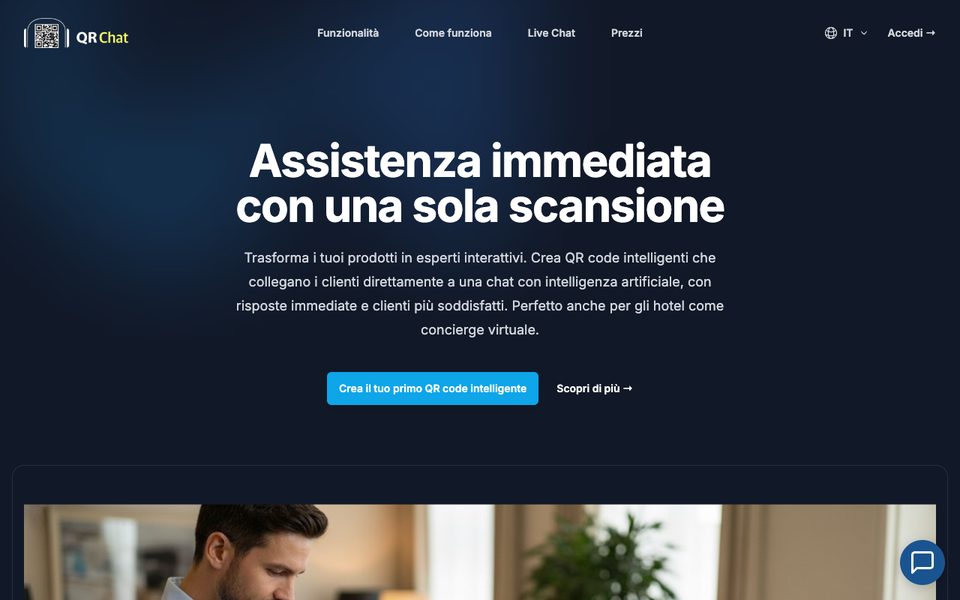 QRChat — homepage