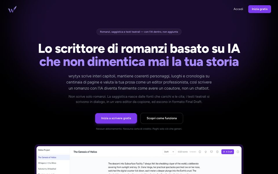 Wrytyx — homepage